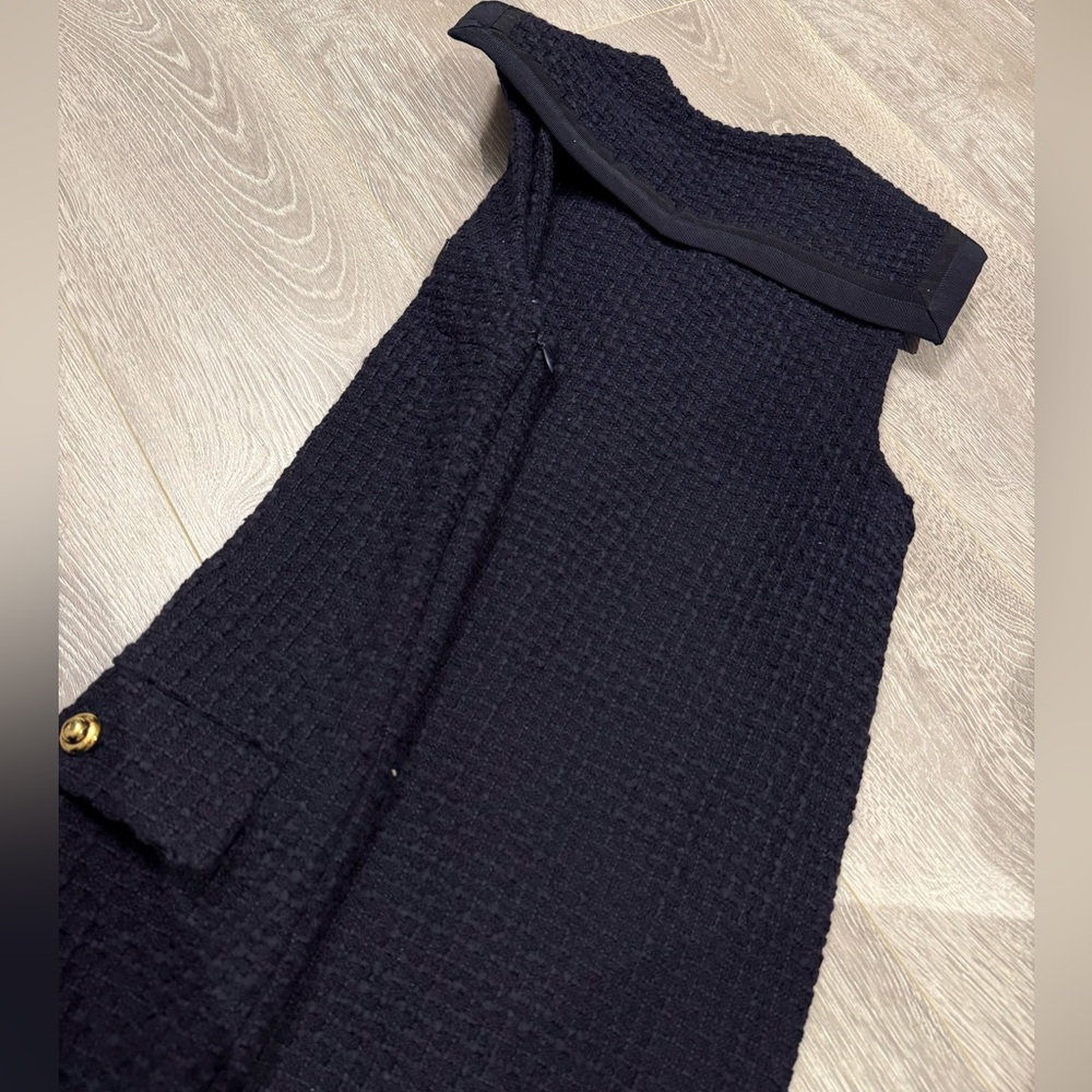 Miu Miu Navy Sailor Tweed Dress - Picture 5 of 5